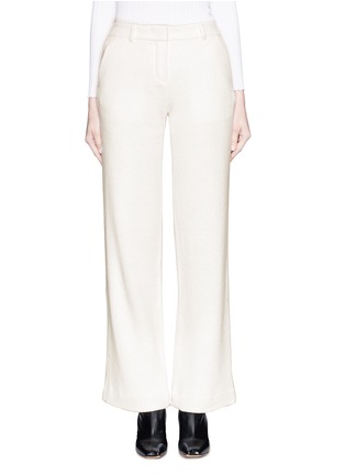 Main View - Click To Enlarge - HELMUT LANG - Wool blend terry pants