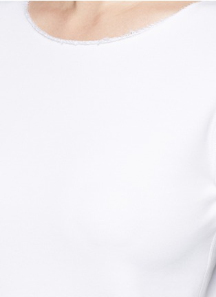 Detail View - Click To Enlarge - HELMUT LANG - Cotton French terry T-shirt
