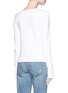 Back View - Click To Enlarge - HELMUT LANG - Cotton French terry T-shirt