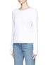 Front View - Click To Enlarge - HELMUT LANG - Cotton French terry T-shirt