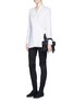 Figure View - Click To Enlarge - HELMUT LANG - Two way cotton poplin shirt