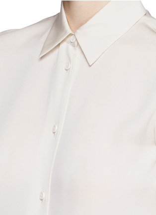 Detail View - Click To Enlarge - HELMUT LANG - Stretch silk shirt