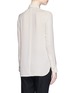 Back View - Click To Enlarge - HELMUT LANG - Stretch silk shirt