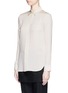 Front View - Click To Enlarge - HELMUT LANG - Stretch silk shirt