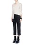 Figure View - Click To Enlarge - HELMUT LANG - Stretch silk shirt