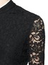 Detail View - Click To Enlarge - DIANE VON FURSTENBERG - Satin belt guipure lace qipao maxi dress