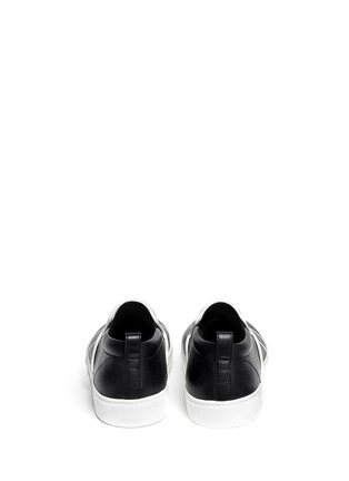 Back View - Click To Enlarge - MARC BY MARC JACOBS SHOES - 'Broome' sad emoticon leather slip-ons