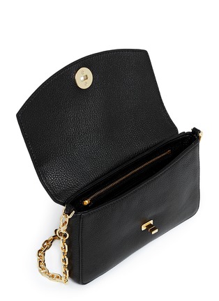 Detail View - Click To Enlarge - TORY BURCH - 'Mercer Classic' logo lock leather crossbody bag