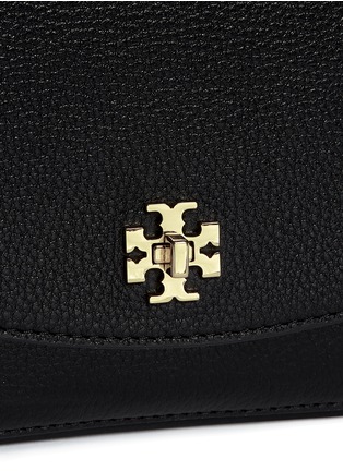 Detail View - Click To Enlarge - TORY BURCH - 'Mercer Classic' logo lock leather crossbody bag
