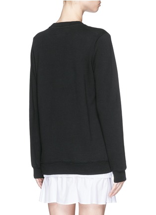Back View - Click To Enlarge - MARKUS LUPFER - 'Circus Embroidery' Anna sweatshirt