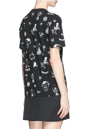 Back View - Click To Enlarge - MARKUS LUPFER - 'Circus Print' Alex T-shirt