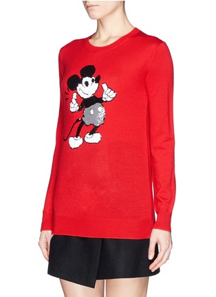 Front View - Click To Enlarge - MARKUS LUPFER - x Disney 'Thumbs Up "OK" Vintage Mickey' sweater