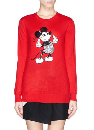 Main View - Click To Enlarge - MARKUS LUPFER - x Disney 'Thumbs Up "OK" Vintage Mickey' sweater