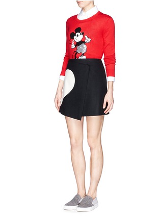 Figure View - Click To Enlarge - MARKUS LUPFER - x Disney 'Thumbs Up "OK" Vintage Mickey' sweater