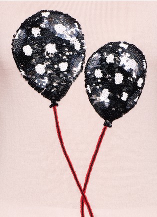 Detail View - Click To Enlarge - MARKUS LUPFER - 'Polka Dot Balloons' sequin Emma sweater