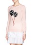 Front View - Click To Enlarge - MARKUS LUPFER - 'Polka Dot Balloons' sequin Emma sweater