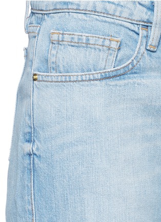Detail View - Click To Enlarge - FRAME - 'LE GRAND GARÇON' distressed jeans