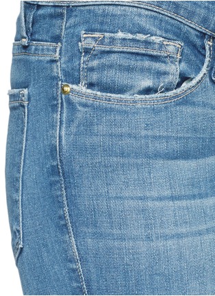 Detail View - Click To Enlarge - FRAME - 'Le Skinny de Jeanne' cropped jeans