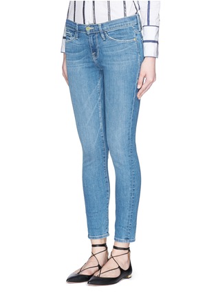 Front View - Click To Enlarge - FRAME - 'Le Skinny de Jeanne' cropped jeans