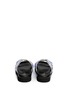 Back View - Click To Enlarge - JOSHUA SANDERS - 'Camo' holographic foil slide sandals