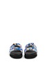 Figure View - Click To Enlarge - JOSHUA SANDERS - 'Camo' holographic foil slide sandals