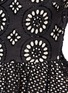 Detail View - Click To Enlarge - ALICE & OLIVIA - 'Sonny' embroidered eyelet lace flare dress