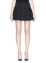 Main View - Click To Enlarge - ALICE & OLIVIA - Waffle jersey drop waist flare skirt