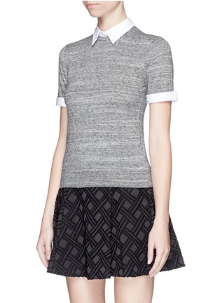 Front View - Click To Enlarge - ALICE & OLIVIA - Mock collar sweater