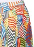 Detail View - Click To Enlarge - ALICE & OLIVIA - 'Shannon' multi stripe pleat maxi skirt