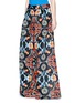 Front View - Click To Enlarge - ALICE & OLIVIA - Baroque print high waist culottes
