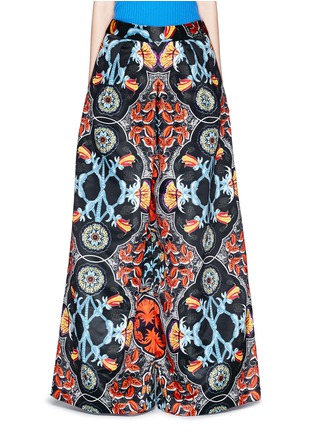 Main View - Click To Enlarge - ALICE & OLIVIA - Baroque print high waist culottes