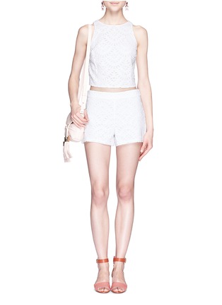 Figure View - Click To Enlarge - ALICE & OLIVIA - Eyelet lace shorts