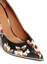 Detail View - Click To Enlarge - GIVENCHY - Magnolia moth print leather pumps