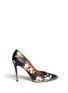 Main View - Click To Enlarge - GIVENCHY - Magnolia moth print leather pumps