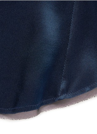 Detail View - Click To Enlarge - KIKI DE MONTPARNASSE - 'Amour' silk charmeuse backless camisole