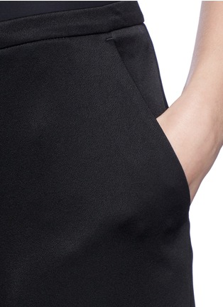 Detail View - Click To Enlarge - MS MIN - Liquid satin wide leg pants