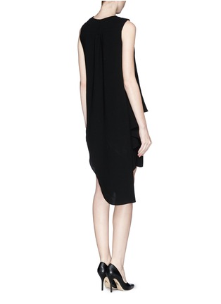 Back View - Click To Enlarge - MC Q - Tie front drape back dress