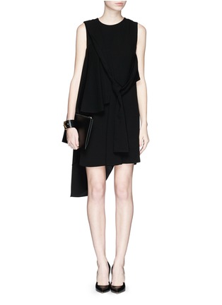 Front View - Click To Enlarge - MC Q - Tie front drape back dress