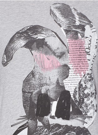 Detail View - Click To Enlarge - MC Q - Collage bunny boyfriend T-shirt