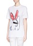 Front View - Click To Enlarge - MC Q - Liesa bunny print boyfriend T-shirt