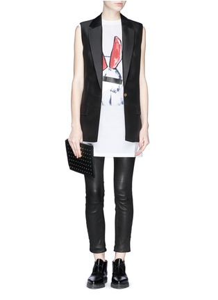 Figure View - Click To Enlarge - MC Q - Blinded bunny print tank top