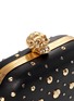 Detail View - Click To Enlarge - ALEXANDER MCQUEEN - Stud skull leather clutch