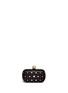 Back View - Click To Enlarge - ALEXANDER MCQUEEN - Stud skull leather clutch