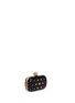 Front View - Click To Enlarge - ALEXANDER MCQUEEN - Stud skull leather clutch