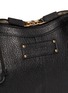 Detail View - Click To Enlarge - ALEXANDER MCQUEEN - 'De Manta' grainy leather clutch
