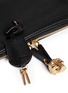 Detail View - Click To Enlarge - ALEXANDER MCQUEEN - 'Padlock' leather clutch