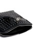 Detail View - Click To Enlarge - ALEXANDER MCQUEEN - 'Padlock' stud leather clutch