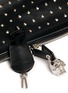 Detail View - Click To Enlarge - ALEXANDER MCQUEEN - 'Padlock' stud leather clutch