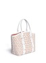 Figure View - Click To Enlarge - ALEXANDER MCQUEEN - 'Legend' small floral lasercut leather tote