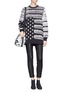 Figure View - Click To Enlarge - GIVENCHY - American flag photo print sweatshirt